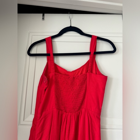 Lucy Paris Aniyah Midi Dress in Red - Picture 7 of 10